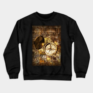 Compass steampunk Crewneck Sweatshirt